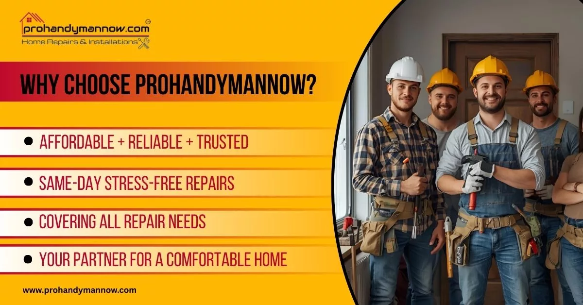 Choose Prohandymannow for Appliance Repair