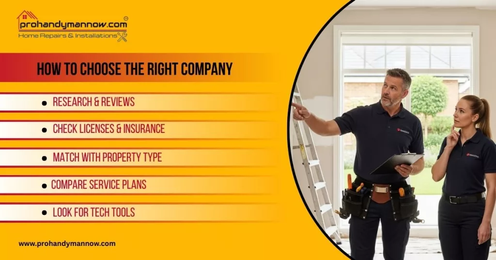 How to choose the right company