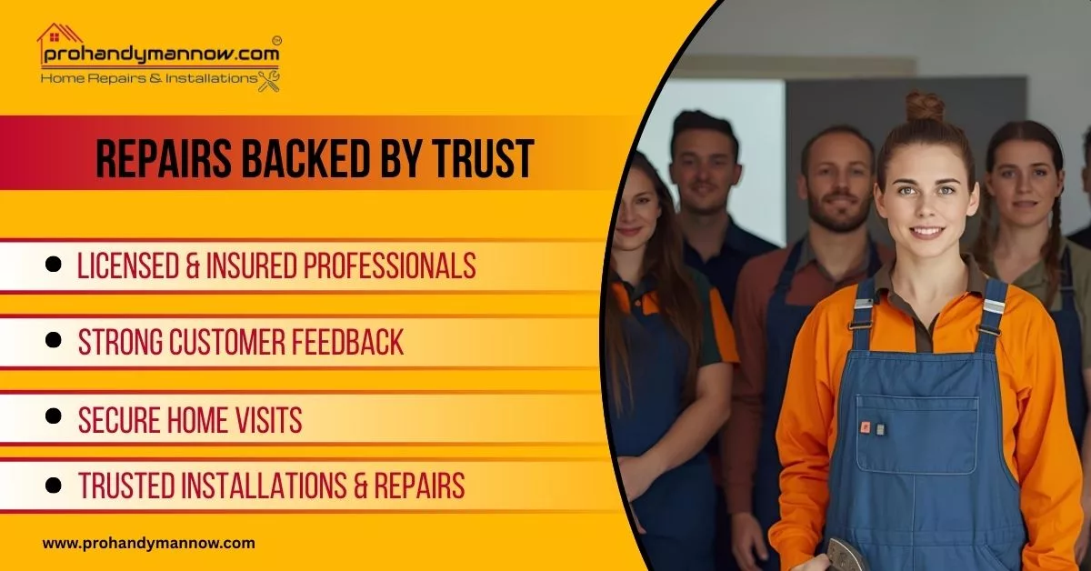 Licensed, Insured, and Trusted