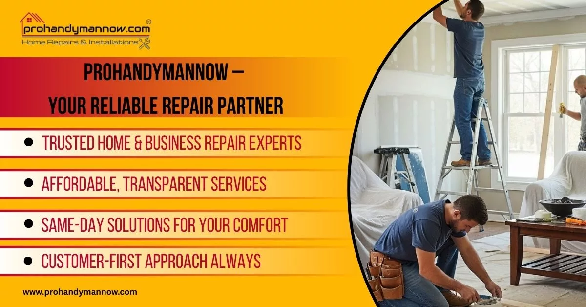 Prohandymannow for Reliable Appliance Repair Services