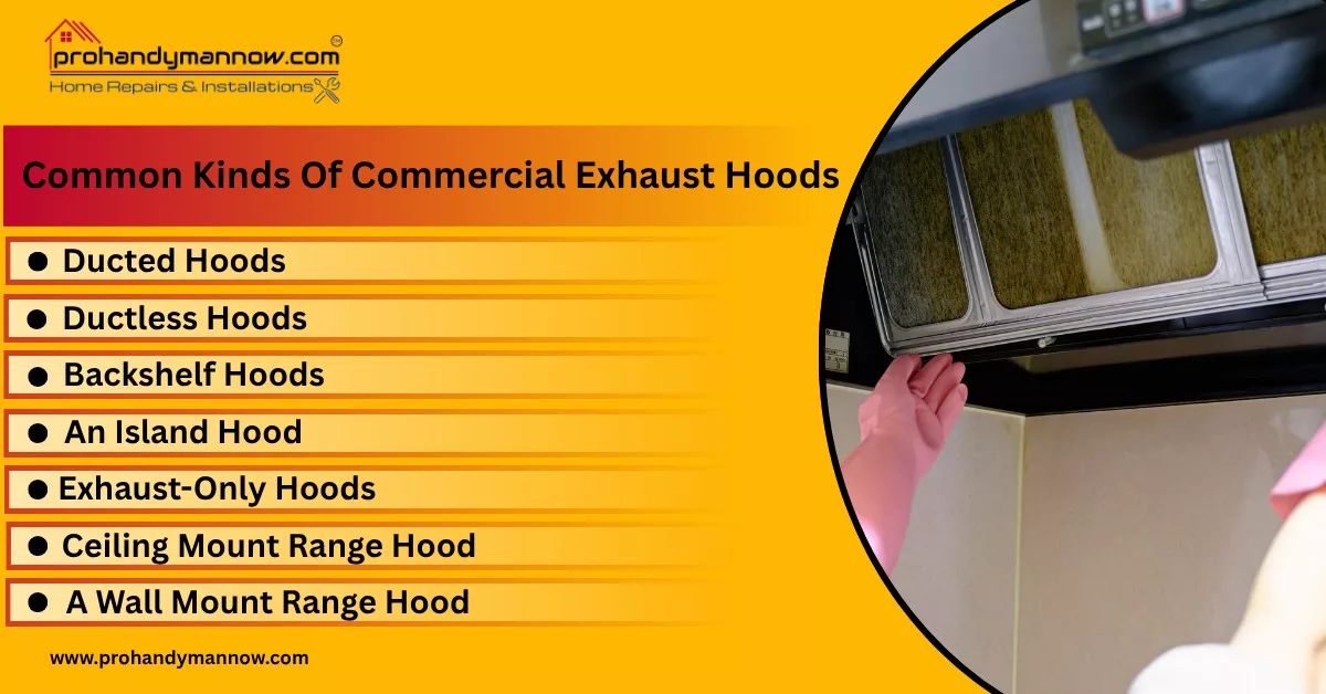 Common Kinds Of Commercial Exhaust Hoods