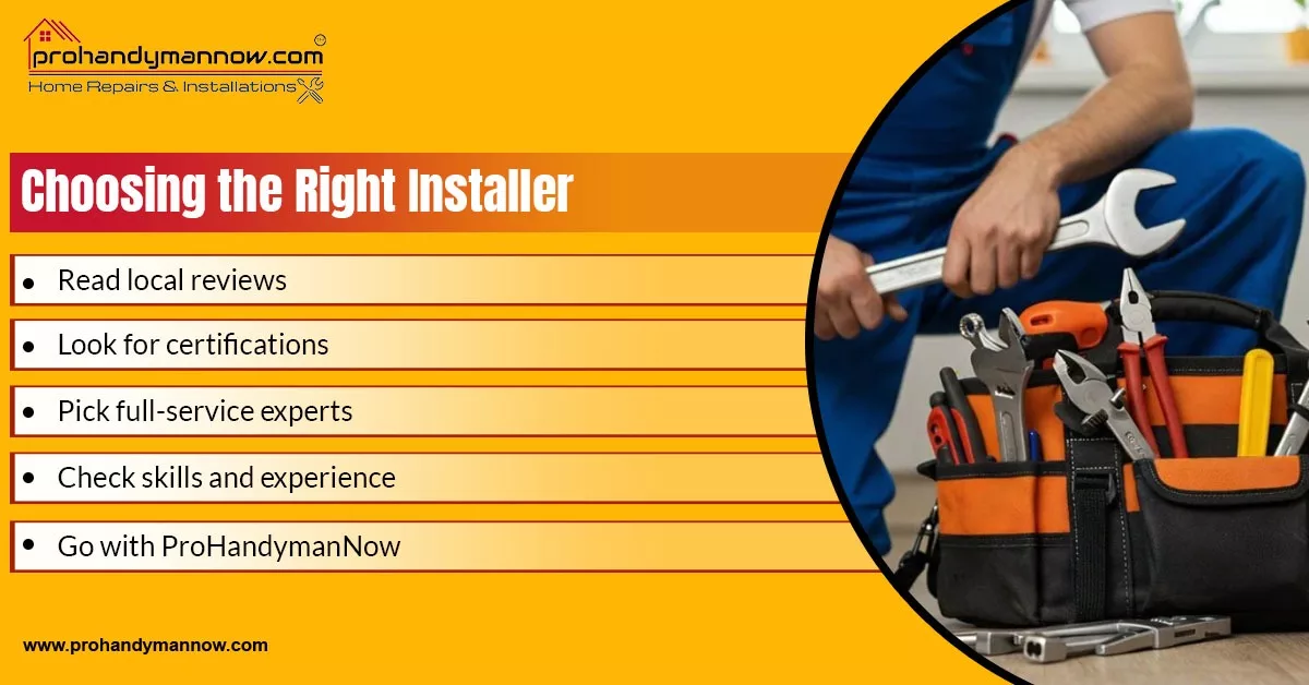 Choose The Right Installer