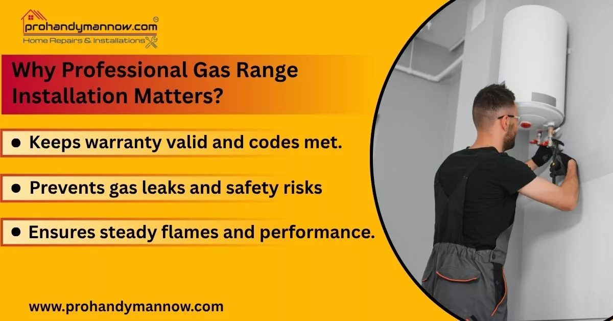 Why Professional Gas Range Installation Matters