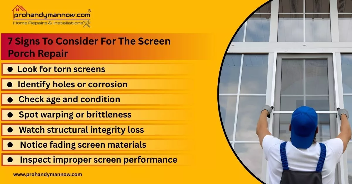 7 Signs To Consider For The Screen Porch Repair 7 Signs To Consider For The Screen Porch Repair