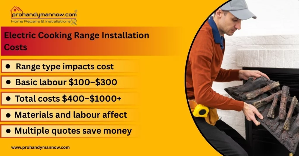 Electric Cooking Range Installation Costs Electric Cooking Range Installation Costs