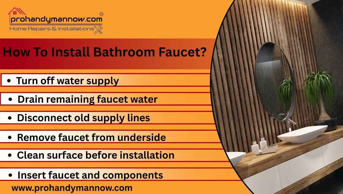 How To Install Bathroom Faucet