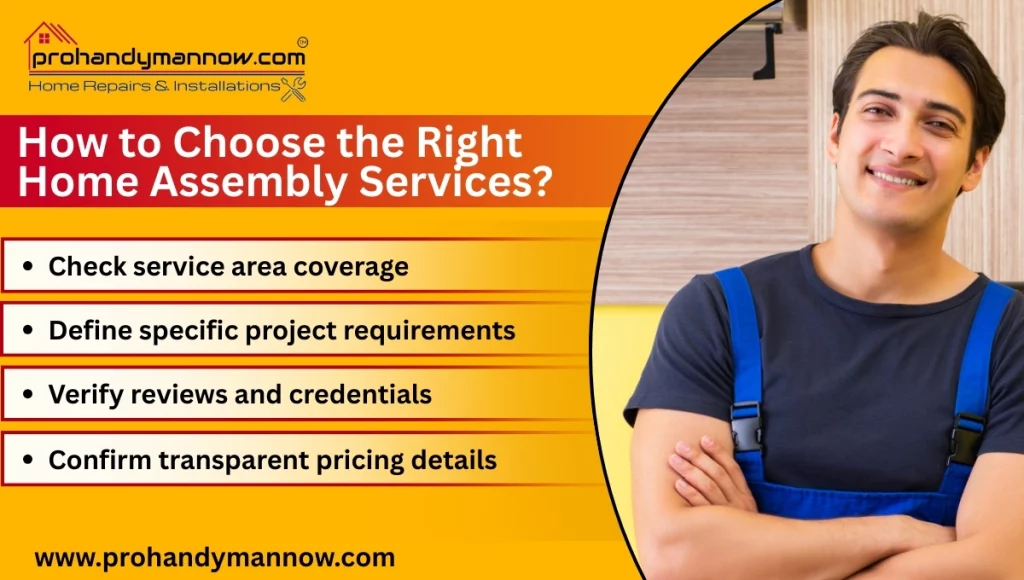 How to Choose the Right Home Assembly Services