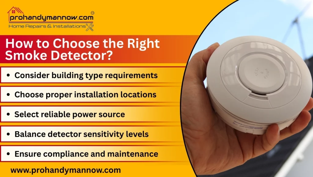 How to Choose the Right Smoke Detector
