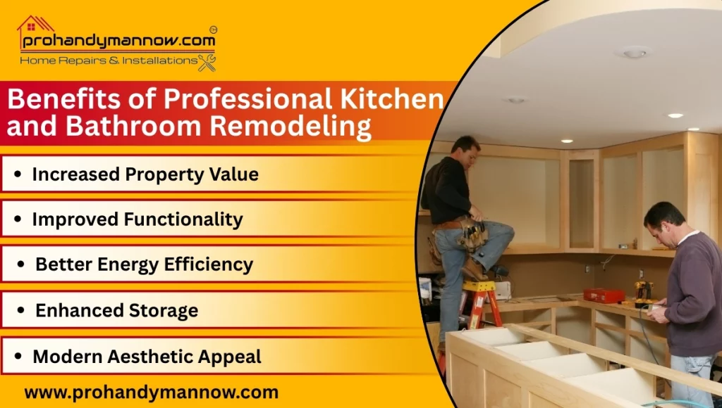 Benefits of Professional Kitchen and Bathroom Remodeling
