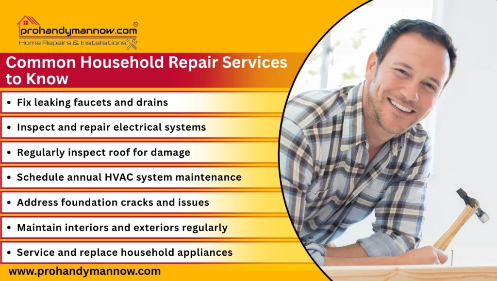 Common Household Repair Services to Know Common Household Repair Services to Know