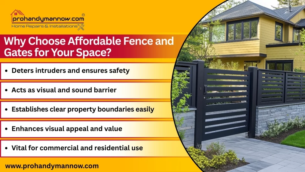 Why Choose Affordable Fence and Gates for Your Space