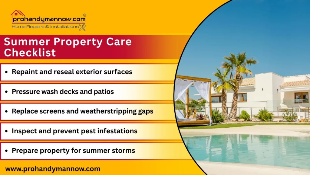 Summer Property Care Checklist