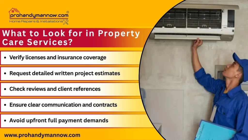 What to Look for in Property Care Services