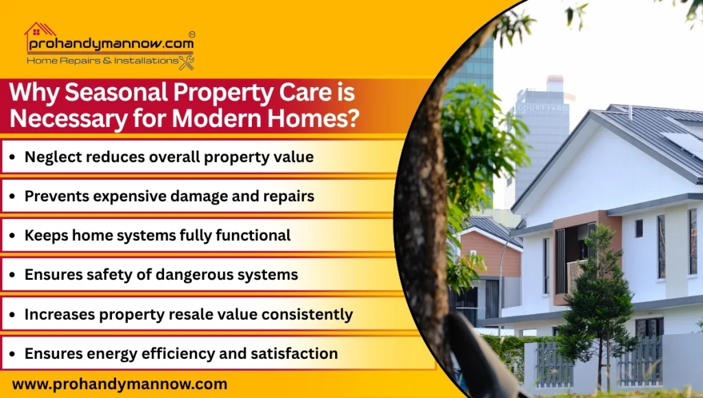 Why Seasonal Property Care is Necessary for Modern Homes