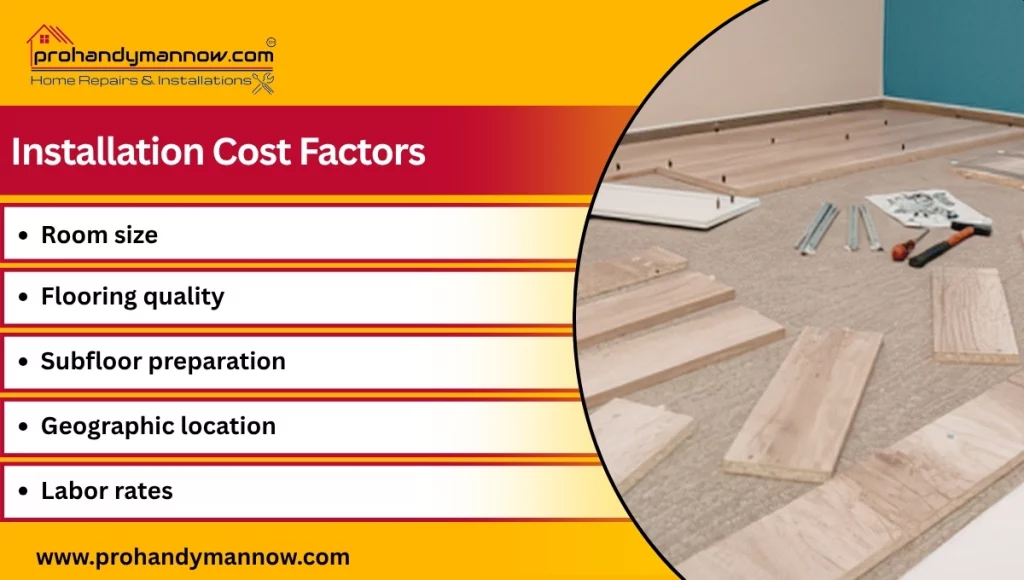 Installation Cost Factors Installation Cost Factors