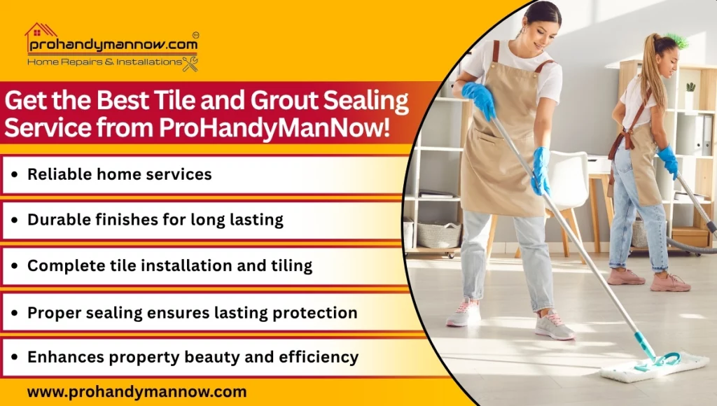 tile grouting and sealing ProHandyManNow