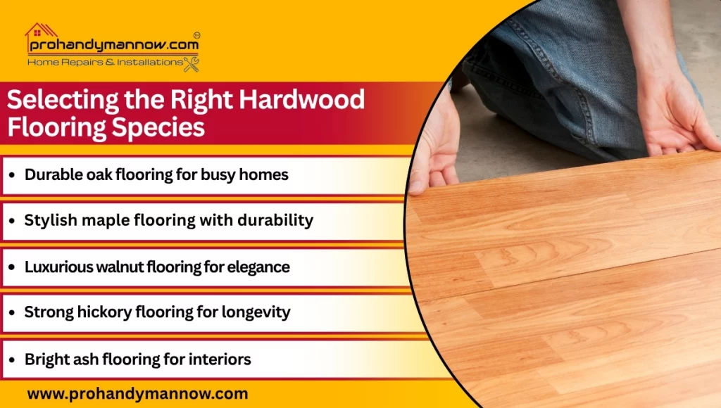Selecting the Right Hardwood Flooring Species Selecting the Right Hardwood Flooring Species