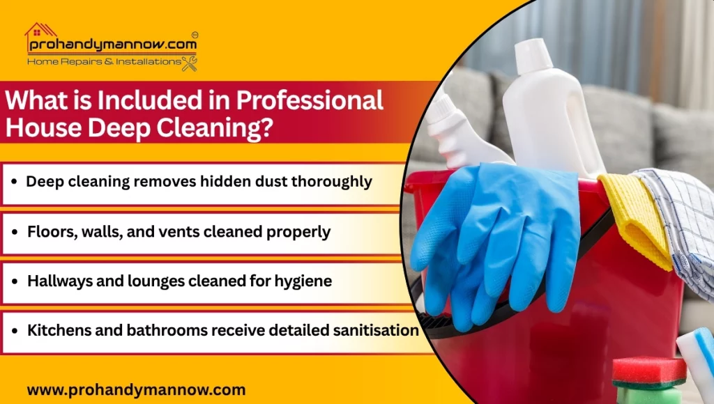 What is Included in Professional House Deep Cleaning