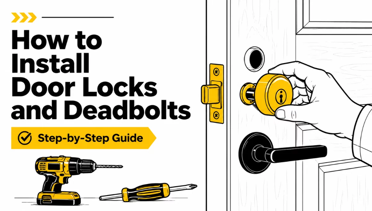 How to Install Door Locks and Deadbolts Step-by-Step Guide