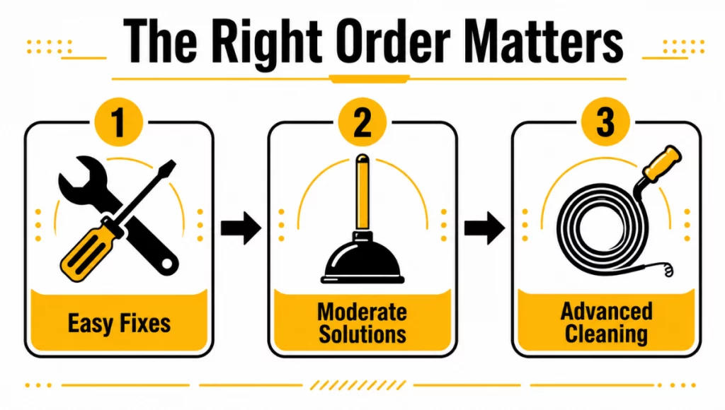 The right order matters The right order matters