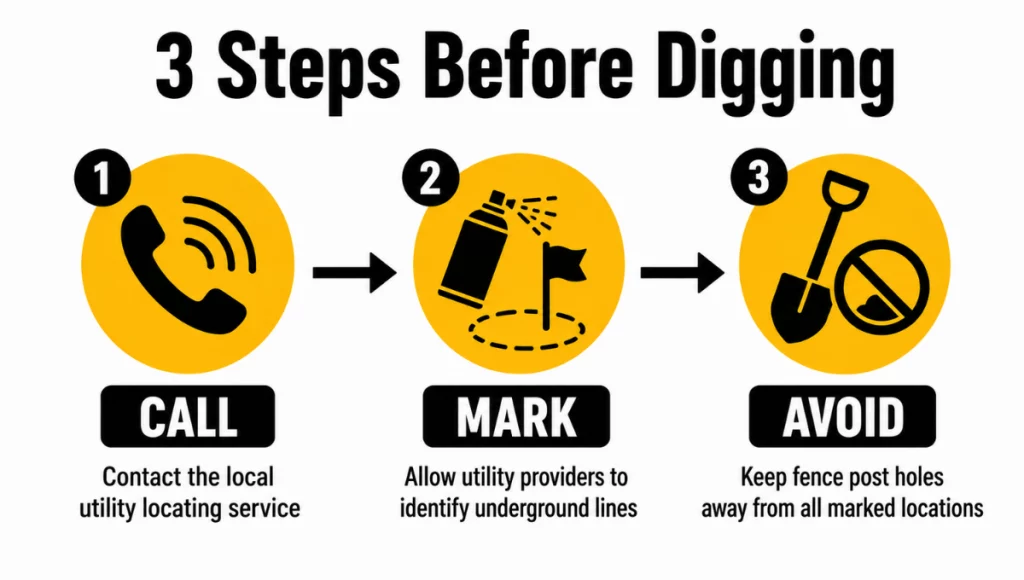 3 Steps Before Digging