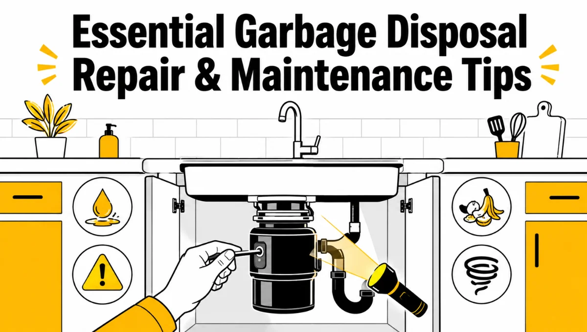 Essential Garbage Disposal Repair & Maintenance Tip