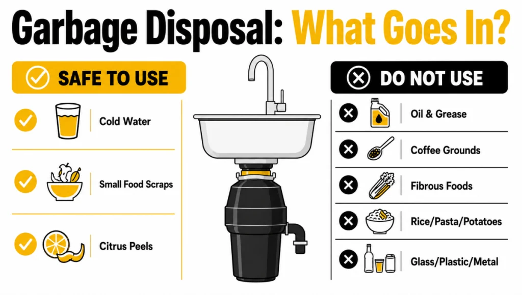 Garbage Disposal What Goes In Garbage Disposal What Goes In
