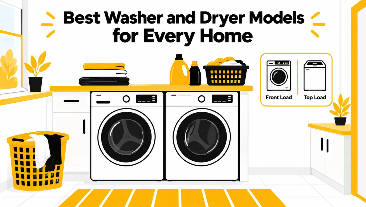 Best Washer and Dryer Models for Every Home