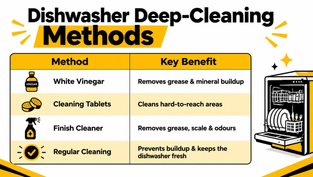 Dishwasher Deep-Cleaning Methods