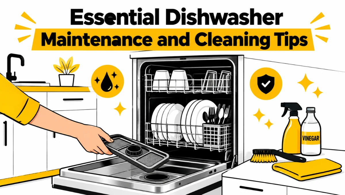 Essential Dishwasher Maintenance and Cleaning Tips