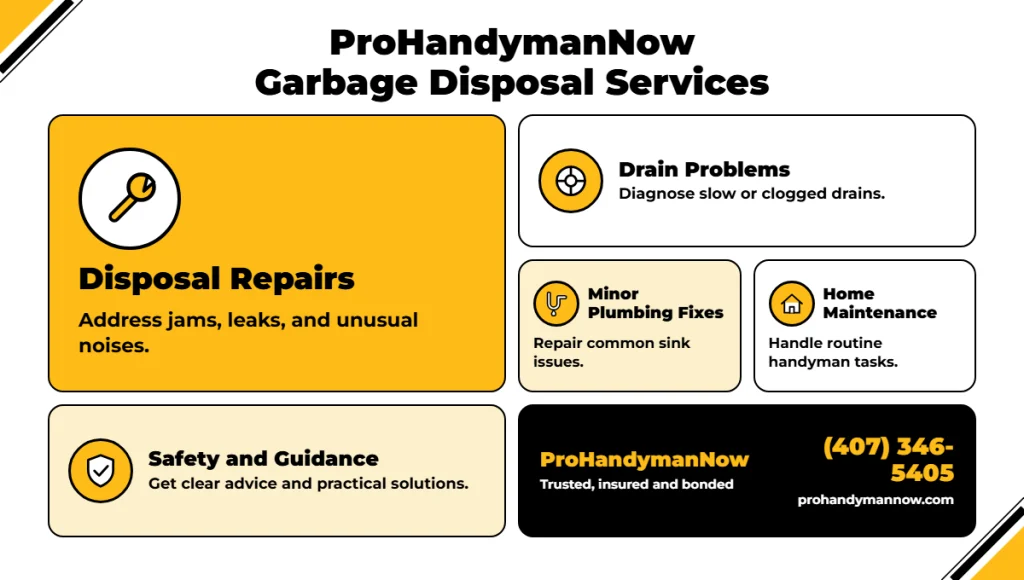 ProHandymanNow Garbage Disposal Services