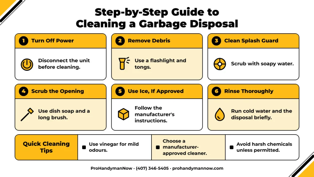 Step-by-Step Guide to Cleaning a Garbage Disposal